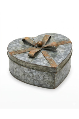 Boite Coeur Métal / M