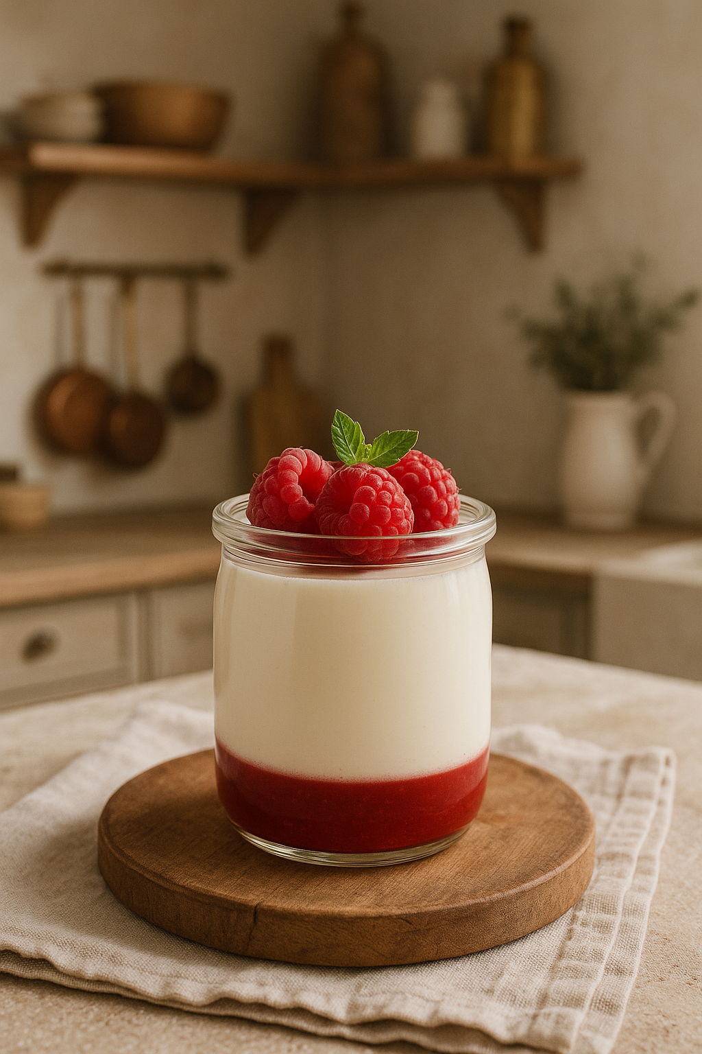 Panna Cotta Vanille & Fond Fruits Rouges